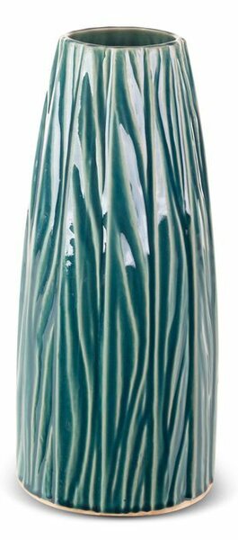 Rea kerámia váza Zöld/bézs 16x16x34 cm