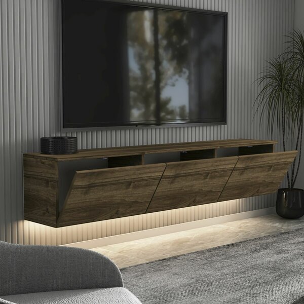 Hanah Home TV-állvány Walnut Neon - Dió