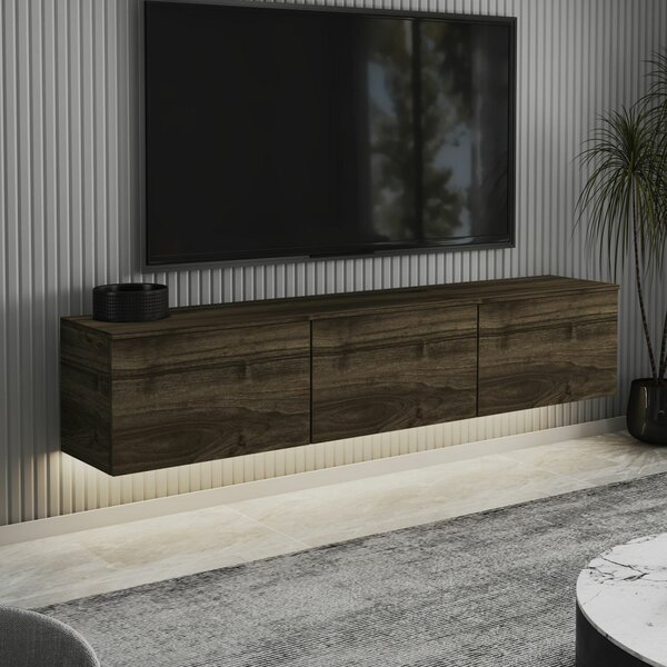 Hanah Home TV-állvány Walnut Neon - Dió