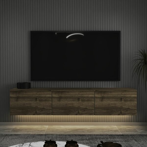 Hanah Home TV-állvány Walnut Neon - Dió