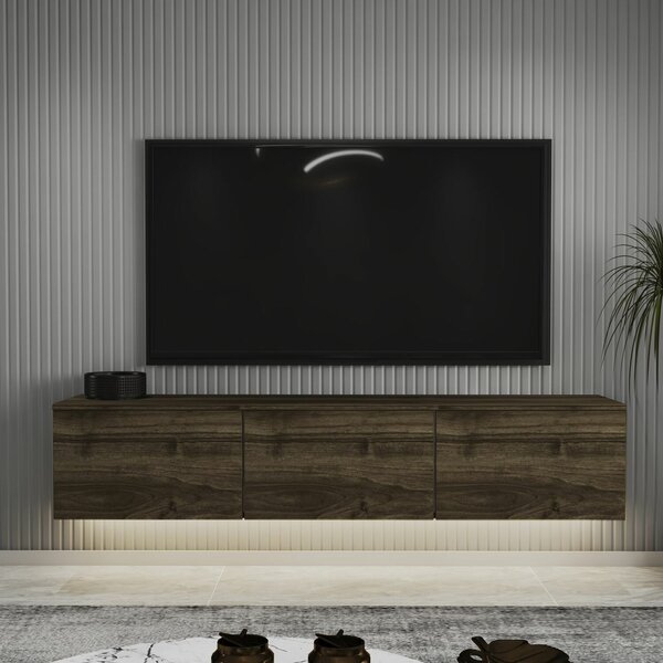 Hanah Home TV-állvány Walnut Neon - Dió