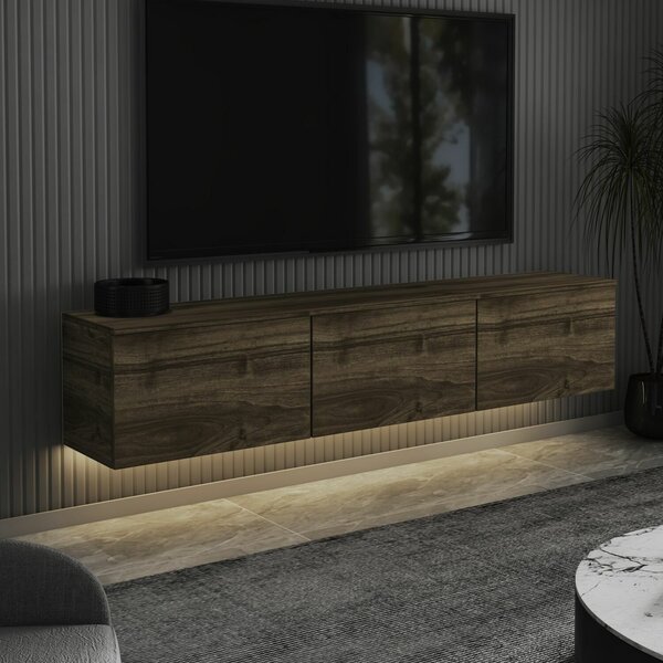 Hanah Home TV-állvány Walnut Neon - Dió