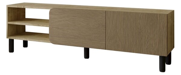 Hanah Home TV Stand Warm Oak Sapphire Oak River - Warm Oak, Sapphire Oak