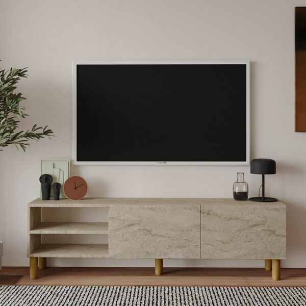 Hanah Home TV állvány Travertine River - Travertin