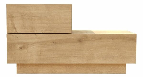 Hanah Home Nightstand Sapphire Oak Kayra - Sapphire Oak