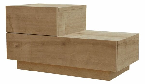 Hanah Home Nightstand Sapphire Oak Kayra - Sapphire Oak