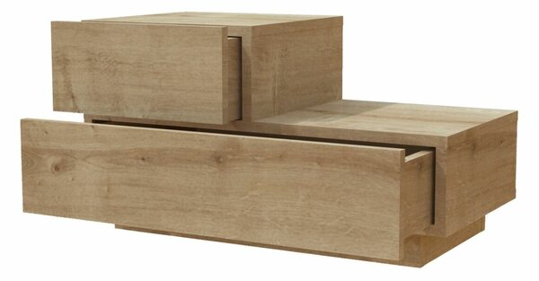 Hanah Home Nightstand Sapphire Oak Kayra - Sapphire Oak