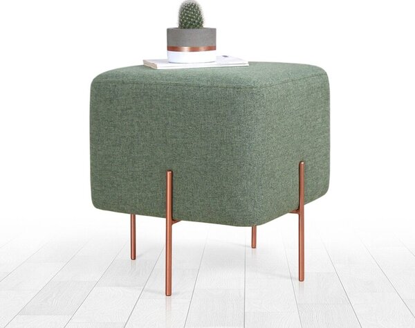 Atelier Del Sofa Puff Zöld Réz 52 - Zöld