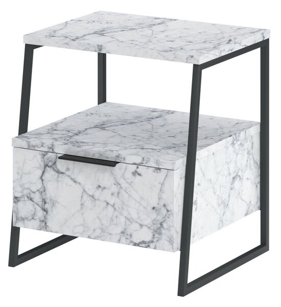 Hanah Home Éjjeliszekrény Carrara Marble Pal - Carrara Marble