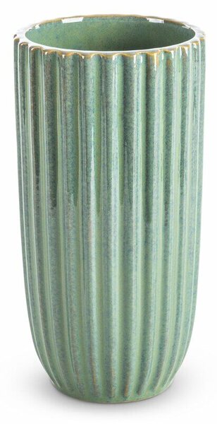 Arina kerámia váza Zöld 13x13x25 cm