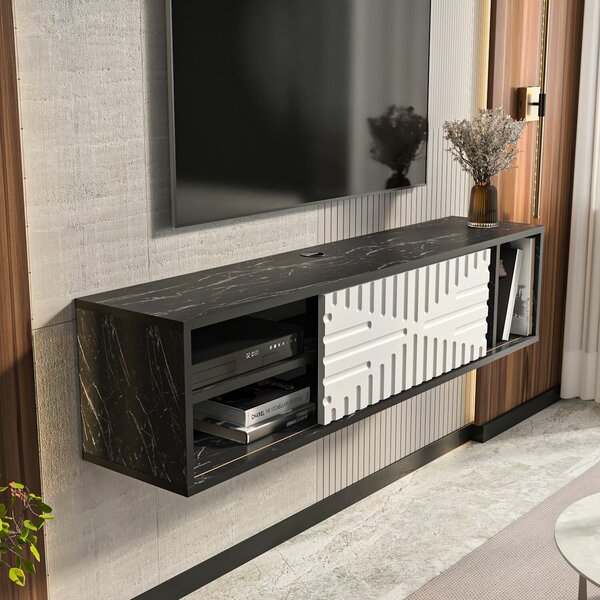 Hanah Home Bendire White Teo lebegő TV-állvány - Bendire White