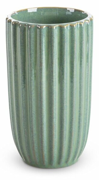 Arina kerámia váza Zöld 12x12x20 cm