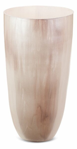 Cardo üveg váza Krémszín 20x20x37 cm