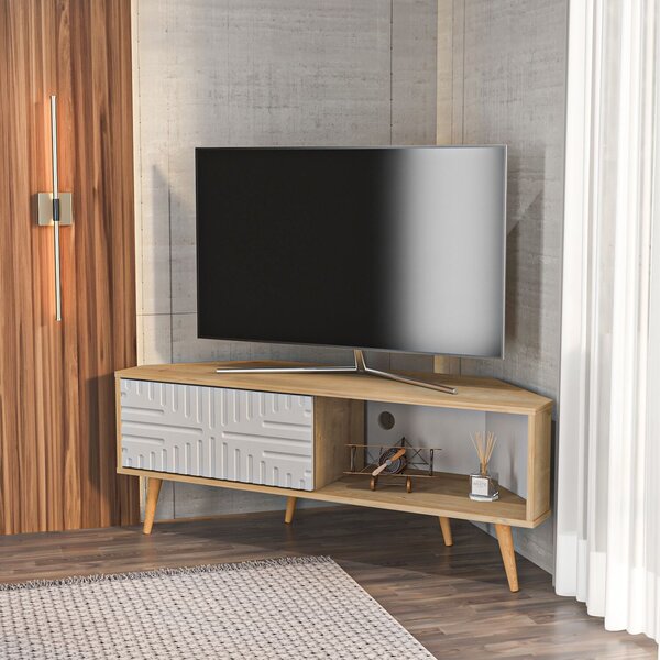 Hanah Home TV állvány Sapphire Oak White Mora - Sapphire Oak, White