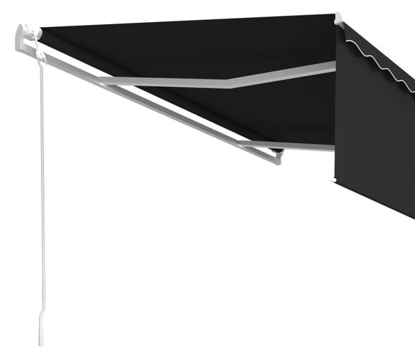 Antracitszürke automata redőnyös napellenző 5 x 3 m