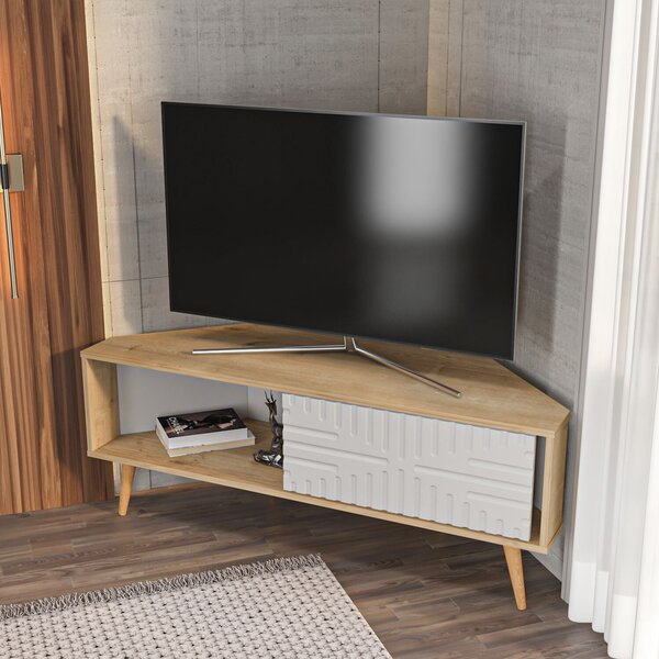 Hanah Home TV állvány Sapphire Oak White Mora - Sapphire Oak, White