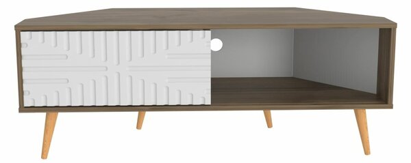 Hanah Home Mora TV állvány - dió, fehér