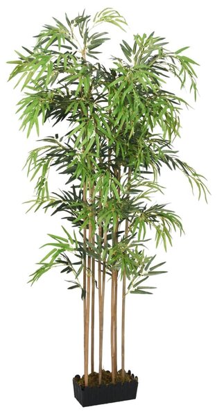Zöld mű bambuszfa 1095 levéllel 150 cm