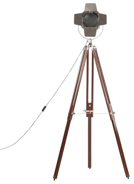 Háromlábú tömör mangófa állólámpa 180 cm