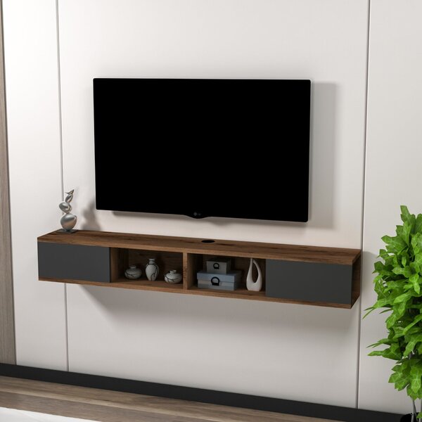 Hanah Home TV-állvány Világos dió Antracit Mayer - Világos dió, Antracit