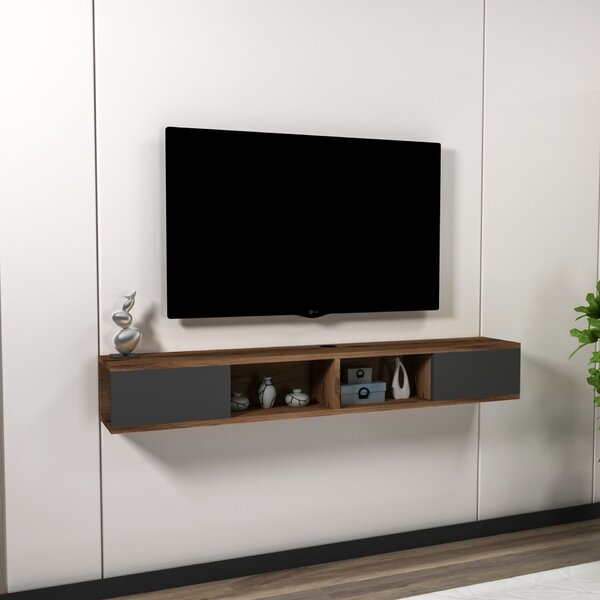 Hanah Home TV-állvány Világos dió Antracit Mayer - Világos dió, Antracit
