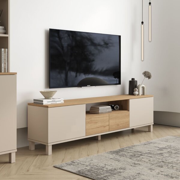 Hanah Home TV állvány homok tölgy színben - MD1-CS