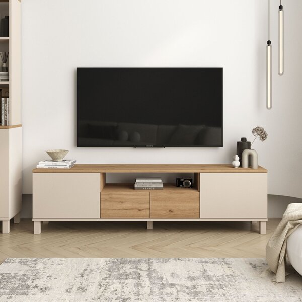 Hanah Home TV állvány homok tölgy színben - MD1-CS