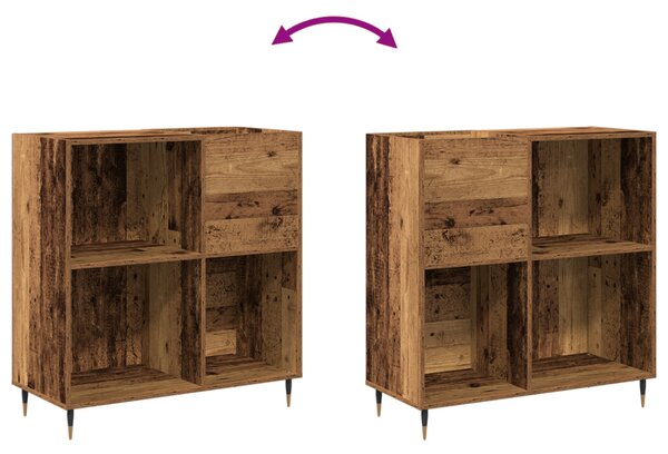 Rekord Szekrény Kézműves Tölgy 84,5x38x89 cm Műanyag