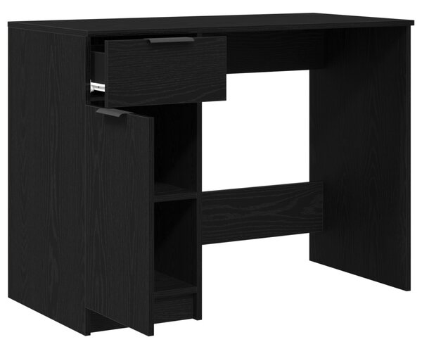 Asztal Fekete tölgy Szerelt Fa 100 x 50 x 75 cm