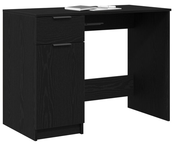 Asztal Fekete tölgy Szerelt Fa 100 x 50 x 75 cm
