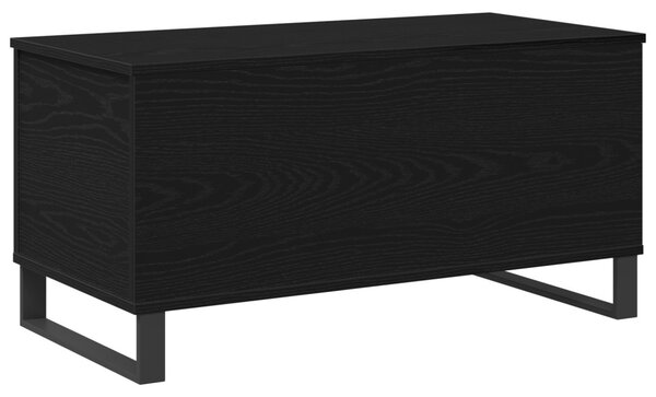 Fekete Tölgy Dohányzóasztal 90x44.5x45 cm Szerelt Fa