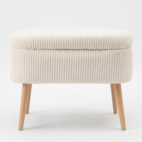 Atelier Del Sofa Puff Krém Mini Oslo Len - Krém