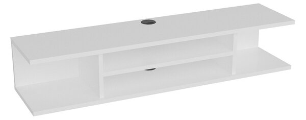 Hanah Home TV Stand White Pivot - White