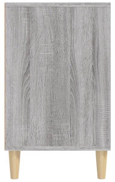 Szürke sonoma színű szerelt fa cipősszekrény 102x36x60 cm