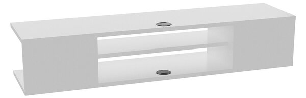 Hanah Home TV Stand White Pivot - White