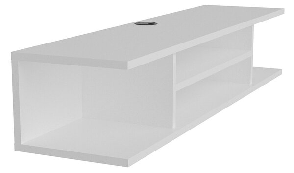 Hanah Home TV Stand White Pivot - White