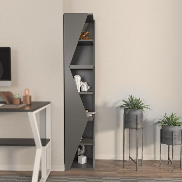 Hanah Home Könyvespolc Antracit Arrow - Antracit
