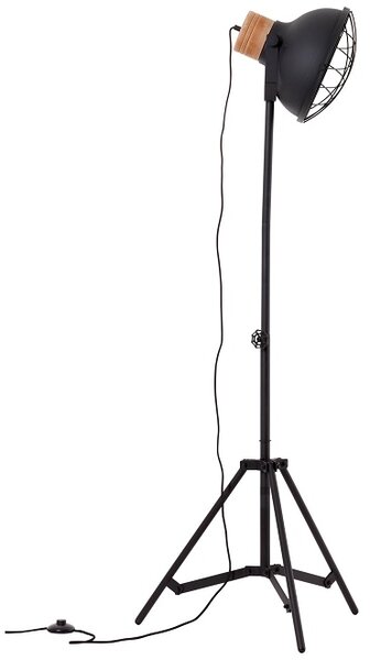 EMMA - Industrial stílusú állólámpa,m.1,7m, fekete színű - Brilliant-99010/86