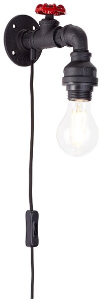 Torchlamp - fali olvasó lámpa, konnektorba dugható vezetékes kapcsolóval - Brilliant-96846/06