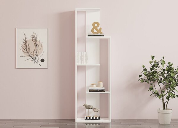 Hanah Home fali könyvespolc - fehér