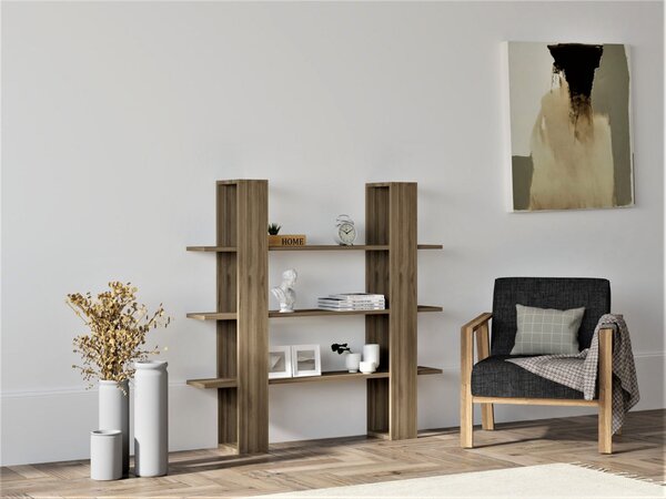 Hanah Home Könyvespolc Walnut Ada - Dió