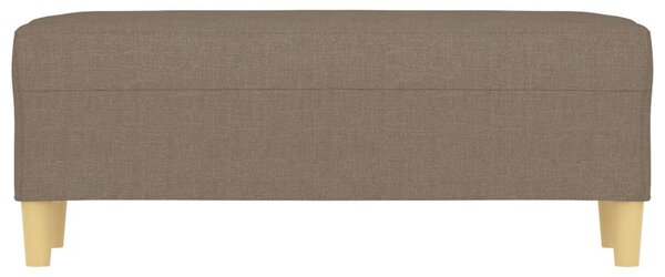 Tópszínű szövet pad 100 x 35 x 41 cm