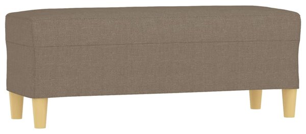 Tópszínű szövet pad 100 x 35 x 41 cm