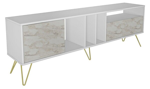 Hanah Home TV Stand Ephesus Gold Mistico (180) - Ephesus, Gold