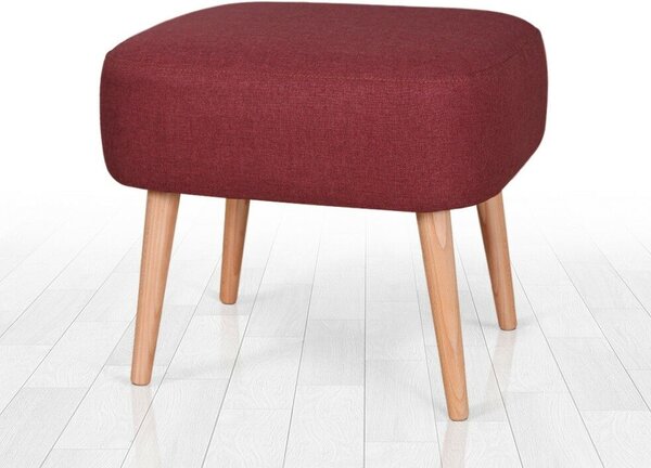 Atelier Del Sofa Puff Bordó Papagáj - Bordó