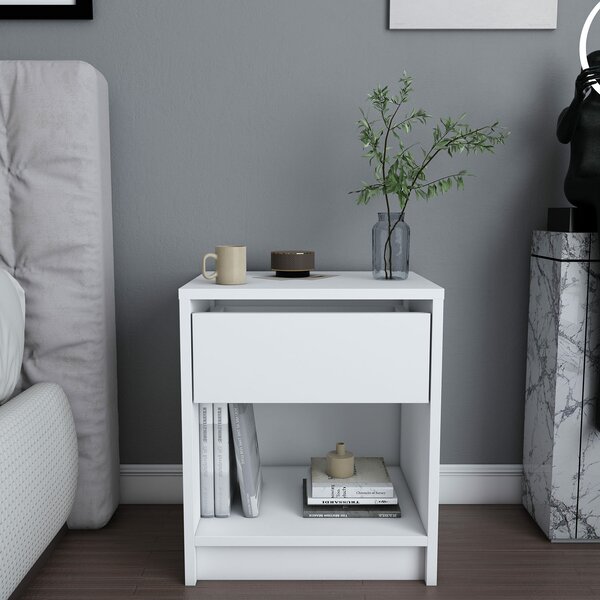 Hanah Home Éjjeliszekrény White Sheridan - Fehér