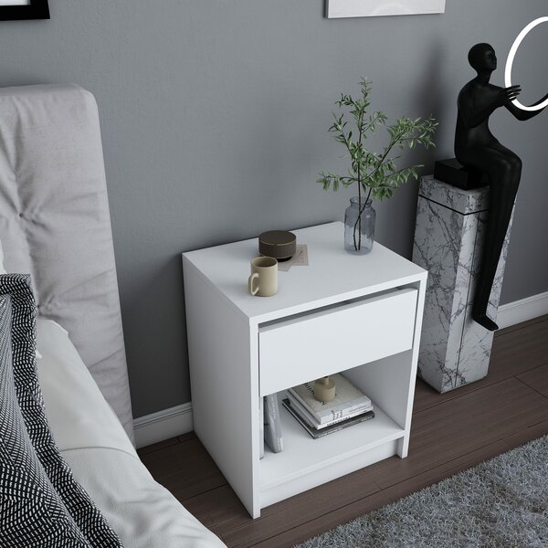 Hanah Home Éjjeliszekrény White Sheridan - Fehér