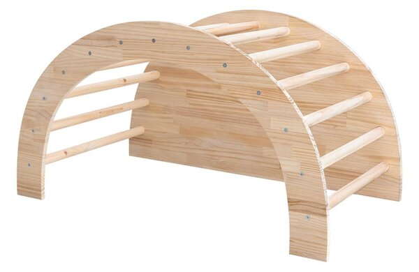 Fehér-natúr színű gyerek fotel Montessori – Little Nice Things