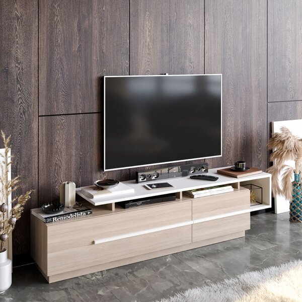 Hanah Home TV-állvány Cordoba White Pia - Cordoba, Fehér