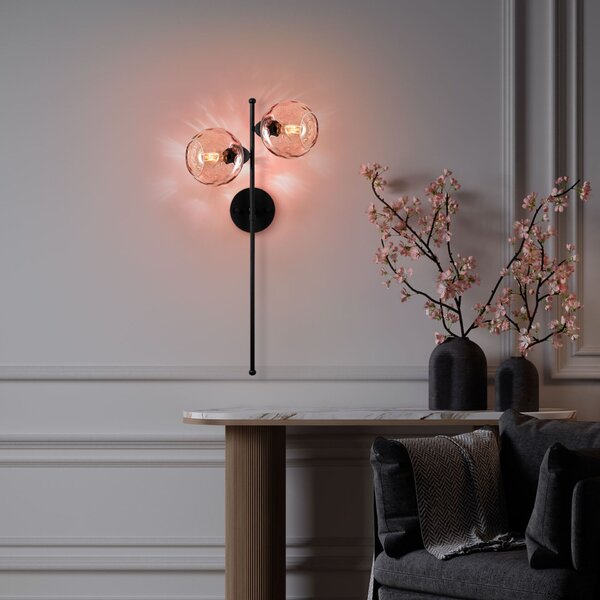 Opviq Fali lámpa PinkBlack Benek - 15 - 14413